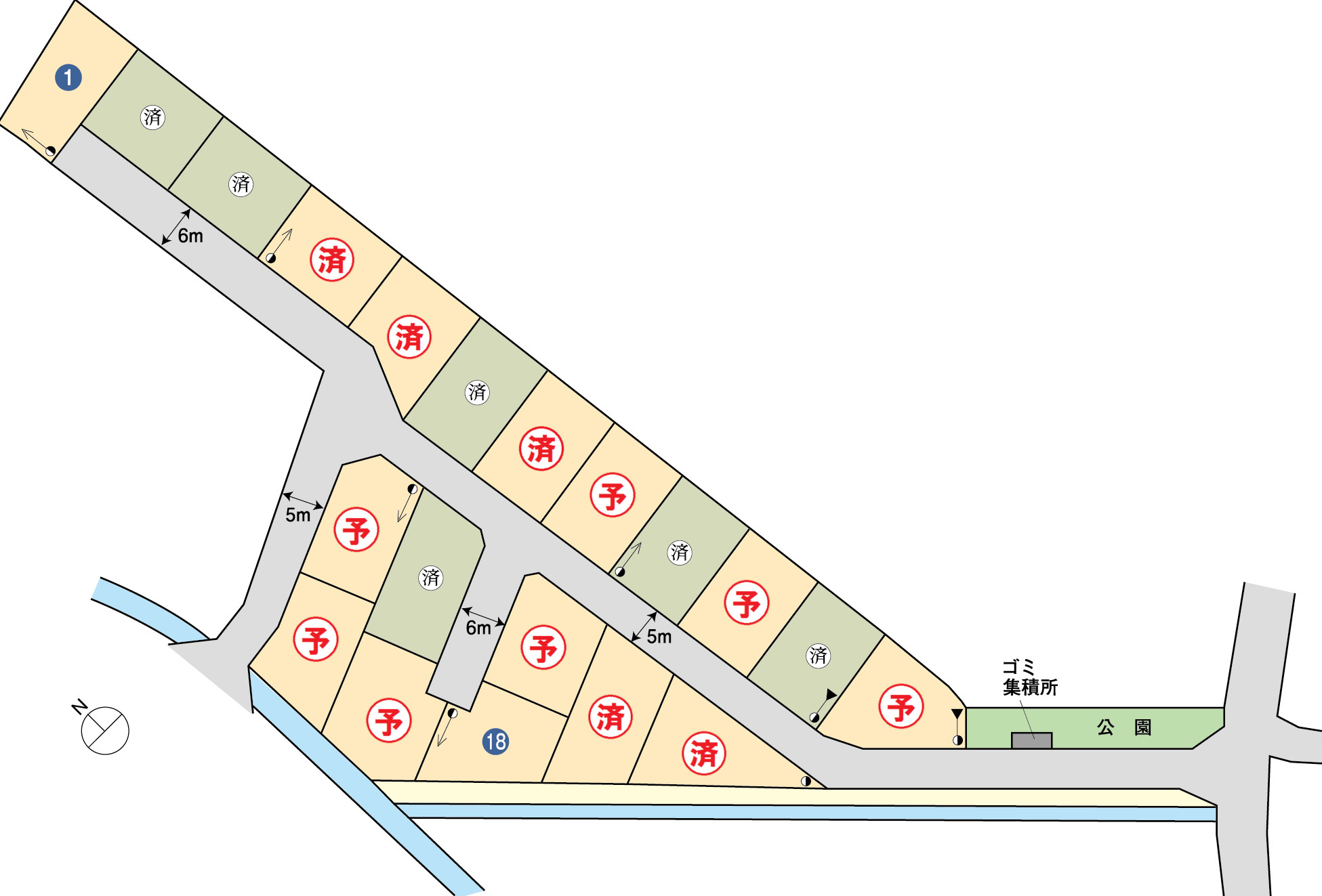 富士市宮島分譲地20区画（ハウジングタウン宮島）残り２区画です